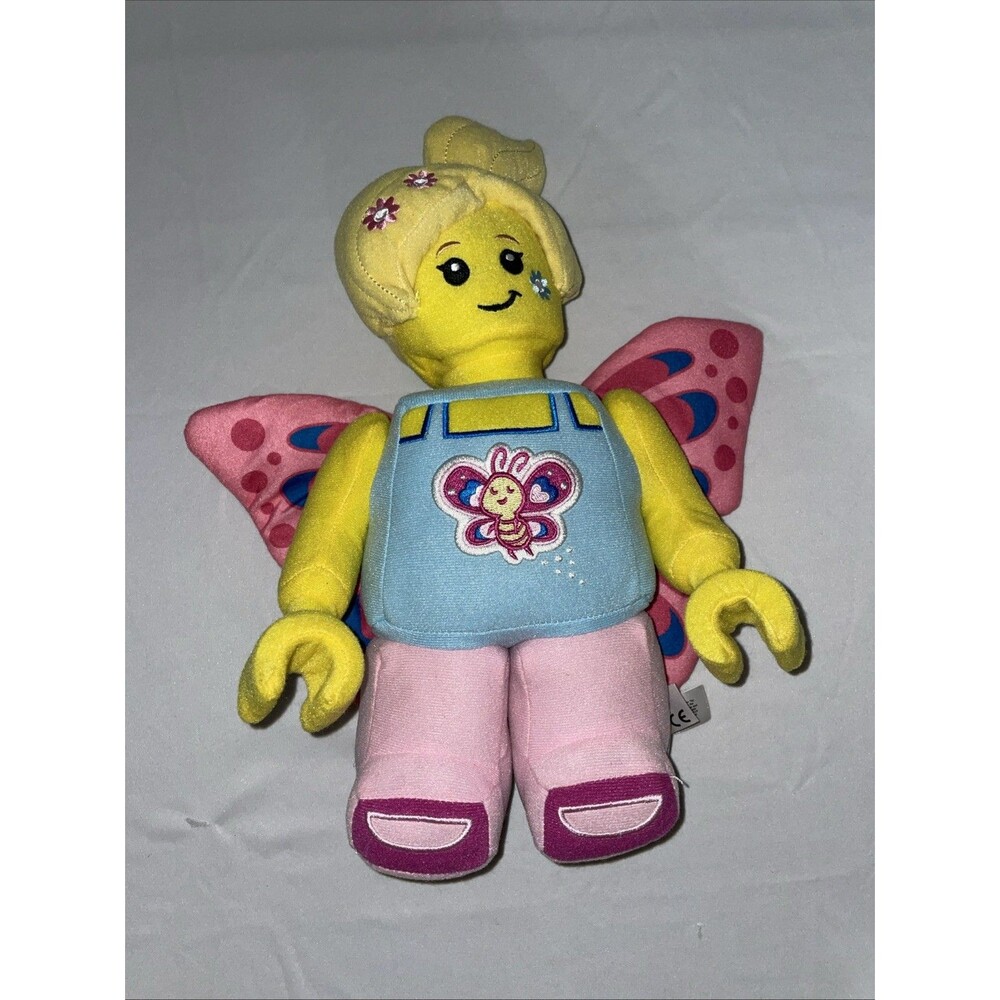 LEGO Duplo Butterfly Plush Doll 13in Kawaii Kidcore Cottagecore Collectible